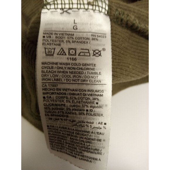 Old Navy Olive Green & Sage Green Slim Fit First Layer Tank Top Size Large - Picture 10 of 16